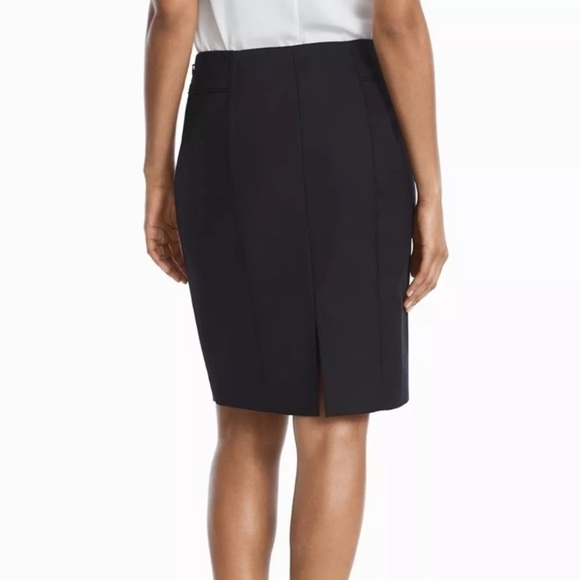 White House Black Market Women's Perfect Form Pencil Skirt Black Size 8 Medium M - Picture 2 of 11